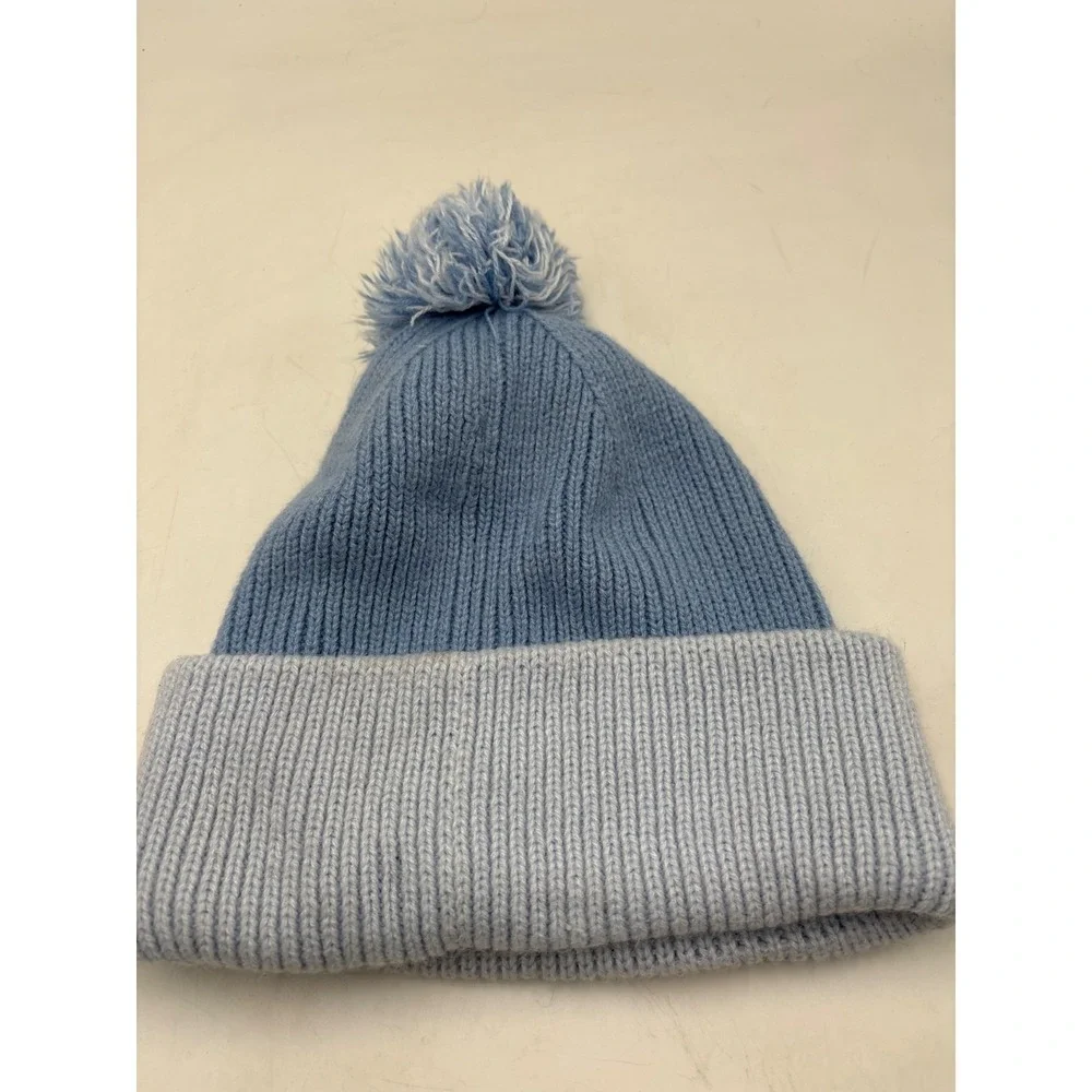 Carhartt Rib-Knit Pom-Pom Cuffed Beanie - Skystone